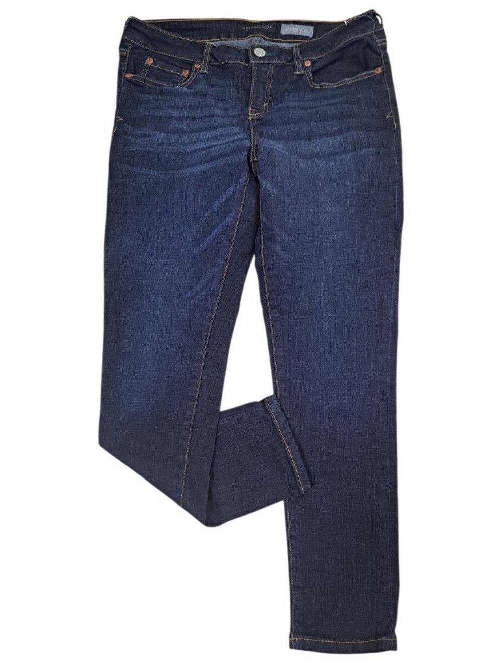 Aeropostale Women's Blue Denim Jeggings Low Rise Sz 10 Short